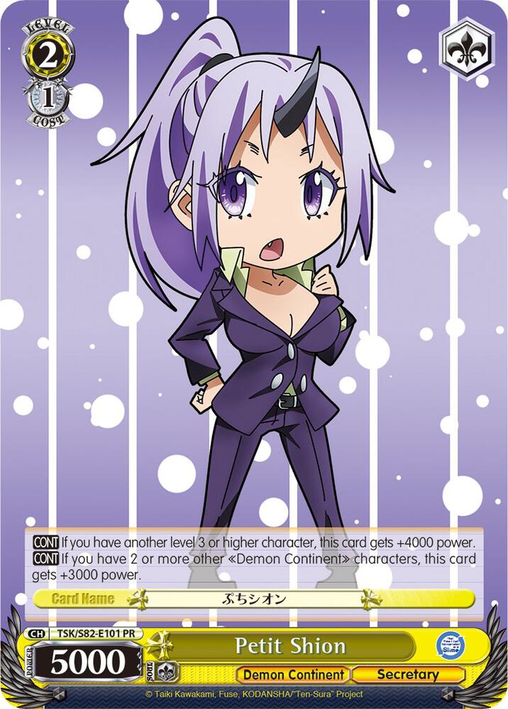 Petit Shion TSK/S82-E101 PR That Time I Got Reincarnated as a Slime Vol.2 Card