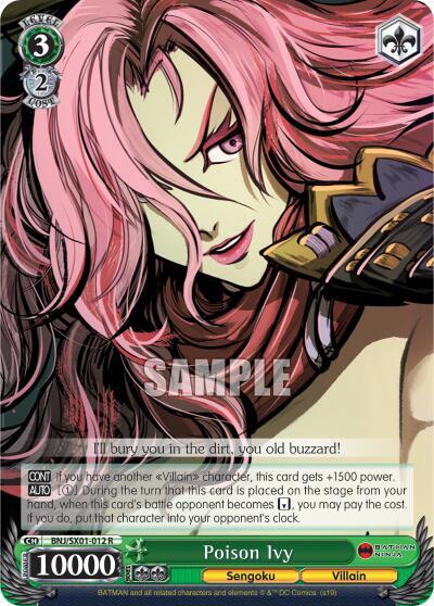 Poison Ivy BNJ/SX01-012 R Batman Ninja Card