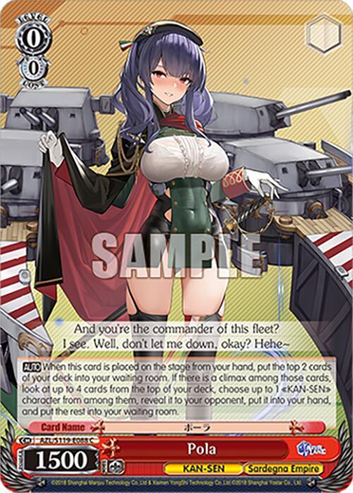 Pola AZL/S119-E088 C Azur Lane Vol. 2 Card