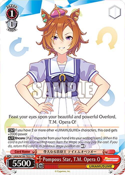 Pompous Star T M Opera O UMA/W106-TE22 Umamusume: Pretty Derby Card