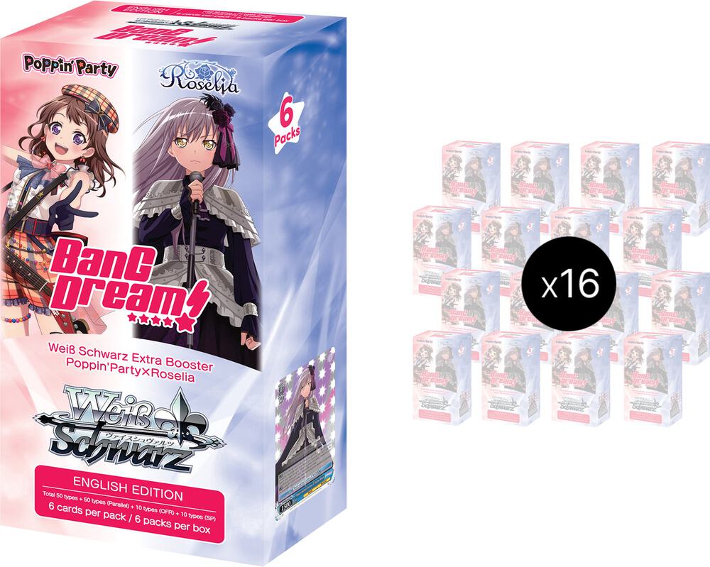 PoppinParty x Roselia Extra Booster Box Case Poppin’Party x Roselia Card