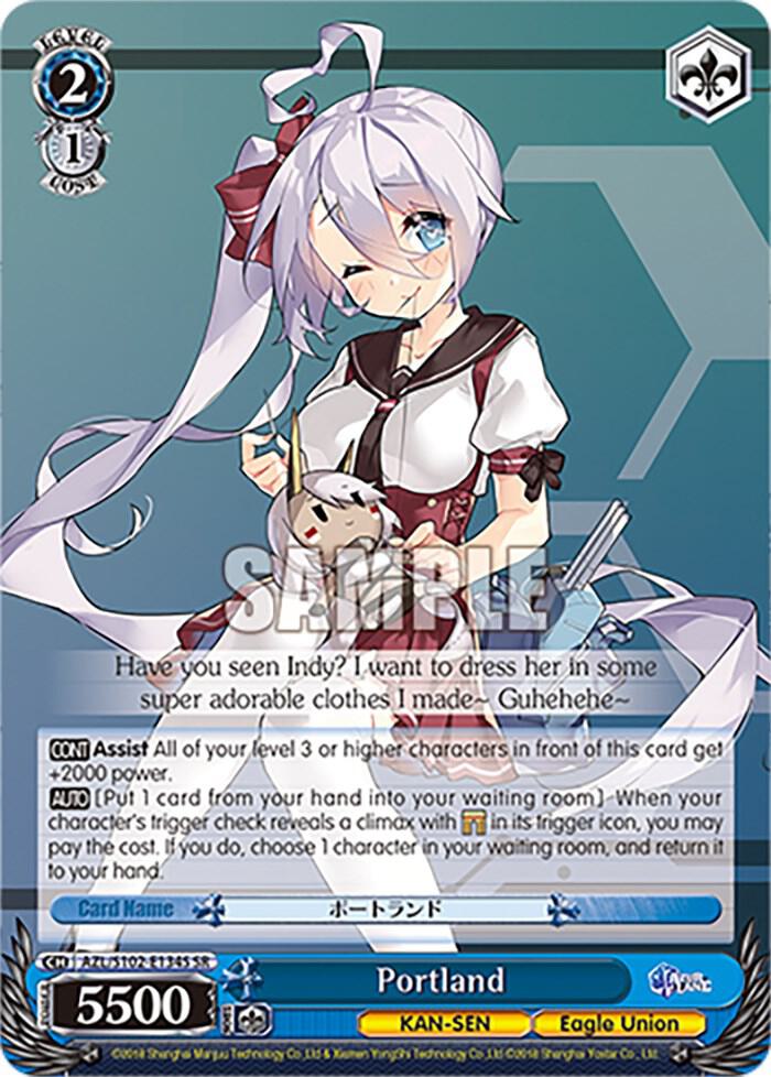 Portland SR AZL/S102-E134S SR Azur Lane Card