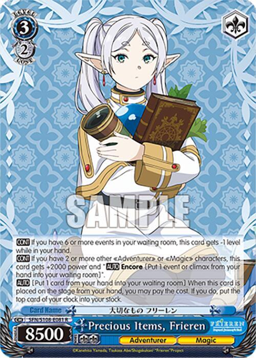 Precious Items Frieren SFN/S108-E081 R Frieren: Beyond Journey’s End Card