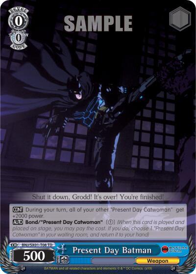 Present Day Batman BNJ/SX01-T08 TD Batman Ninja Card