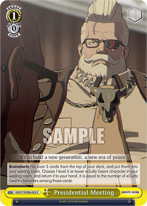 Presidential Meeting GGST/SX06-022 C Guilty Gear -Strive- Card