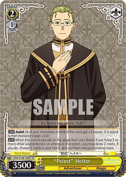 Priest Heiter SFN/S108-TE06 TD Frieren: Beyond Journey’s End Card