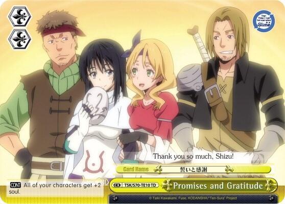 Promises and Gratitude TSK/S70-TE10 TD That Time I Got Reincarnated as a Slime Card