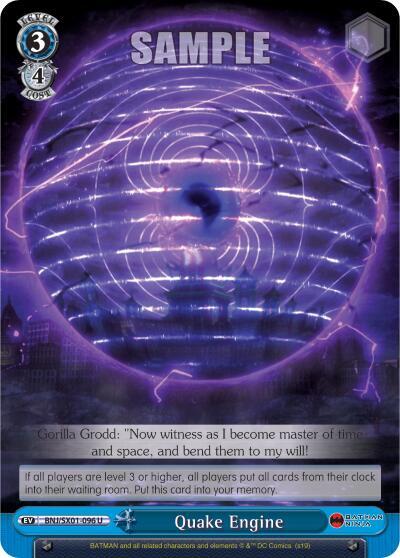 Quake Engine BNJ/SX01-096 U Batman Ninja Card