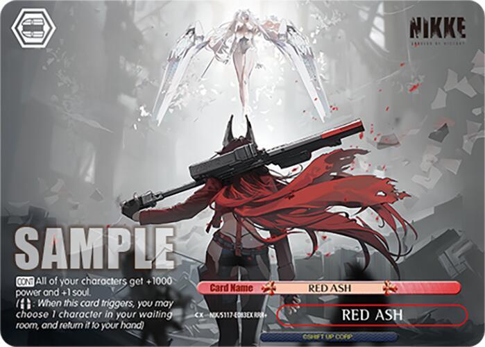 RED ASH RRRplus NIK/S117-E083EX RRR+ GODDESS OF VICTORY: NIKKE Card