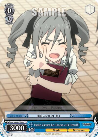 Ranko Cannot be Honest with Herself A IMC/W41-TE44a TD The iDOLM@STER Cinderella Girls Card