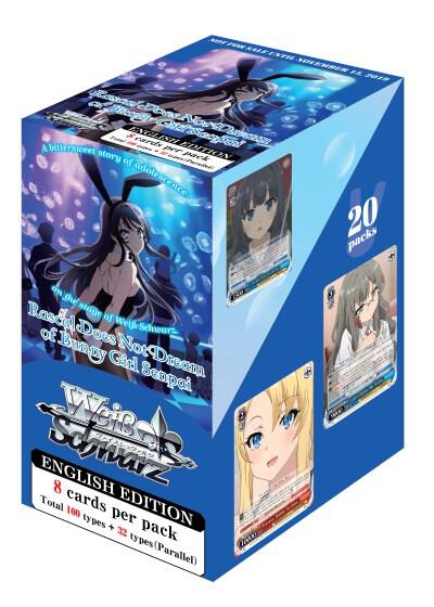Rascal Does Not Dream of Bunny Girl Senpai Booster Box Second Edition  Rascal Does Not Dream of Bunny Girl Senpai Card