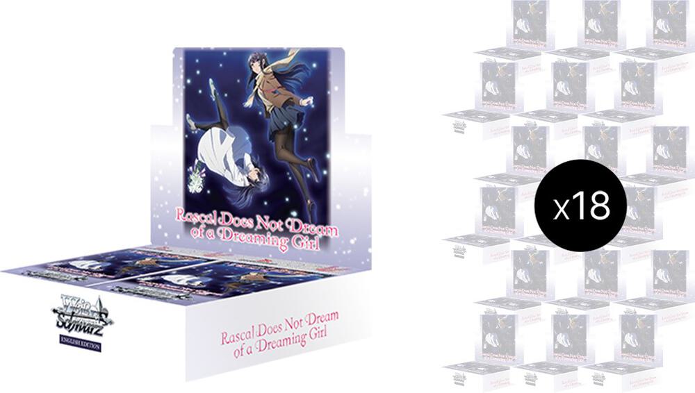 Rascal Does Not Dream of a Dreaming Girl Booster Box Case Rascal Does Not Dream of a Dreaming Girl Card