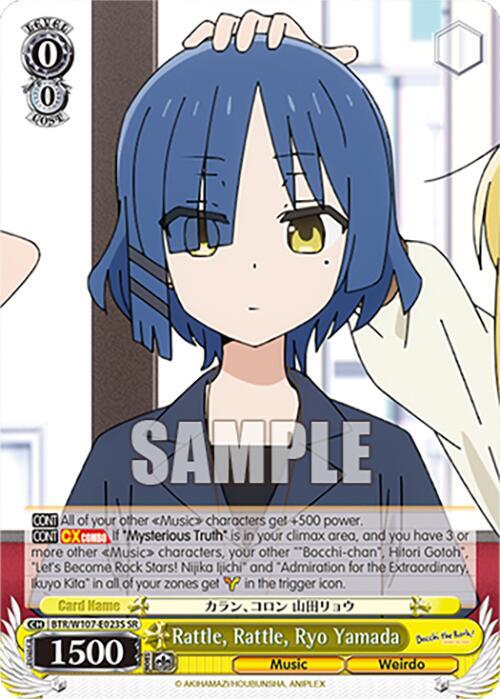 Rattle Rattle Ryo Yamada SR BTR/W107-E023S SR BOCCHI THE ROCK! Card