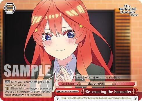 Re enacting the Encounter RRR 5HY/W101-E076R RRR The Quintessential Quintuplets Movie Card