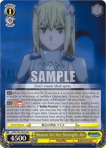 Reason for Her Strength Ais DDM/S88-E002 RR Is it Wrong to Try to Pick Up Girls in a Dungeon? Card