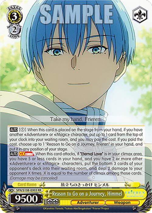 Reason to Go on a Journey Himmel SFN/S108-E003 RR Frieren: Beyond Journey’s End Card