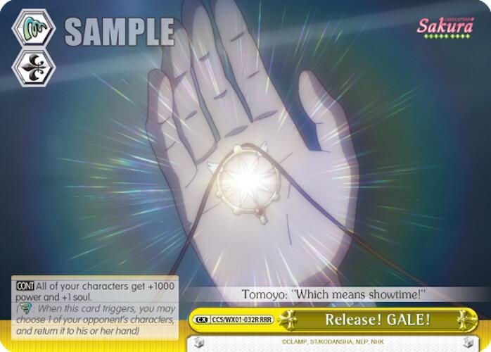 Release GALE RRR CCS/WX01-032R RRR Cardcaptor Sakura: Clear Card Card