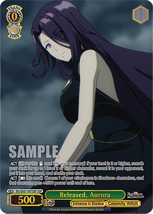 Released Aurora SSP EIS/SX07-007SSP The Eminence in Shadow Card