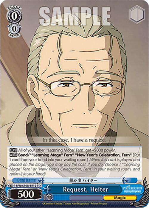 Request Heiter SFN/S108-TE12 TD Frieren: Beyond Journey’s End Card