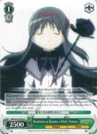 Resolution to Become a Witch Homura MM/W35-E039 U Puella Magi Madoka Magica the Movie -Rebellion- Card