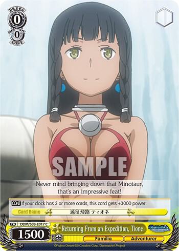 Returning From an Expedition Tione DDM/S88-E017 C Is it Wrong to Try to Pick Up Girls in a Dungeon? Card