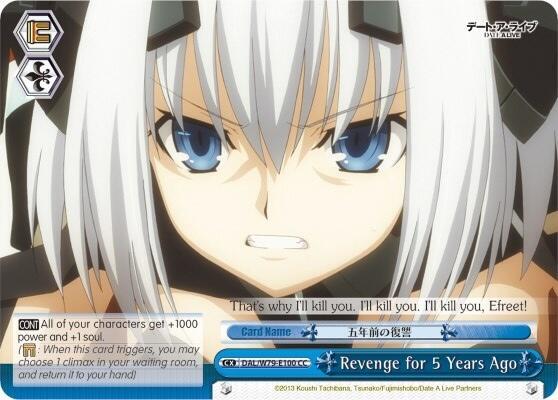 Revenge for 5 Years Ago DAL/W79-E100 CC Date A Live Card