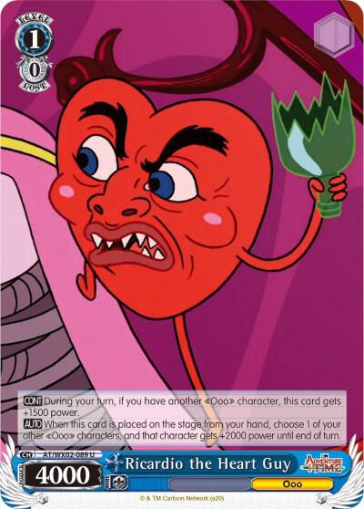 Ricardio the Heart Guy AT/WX02-089 U Adventure Time Card