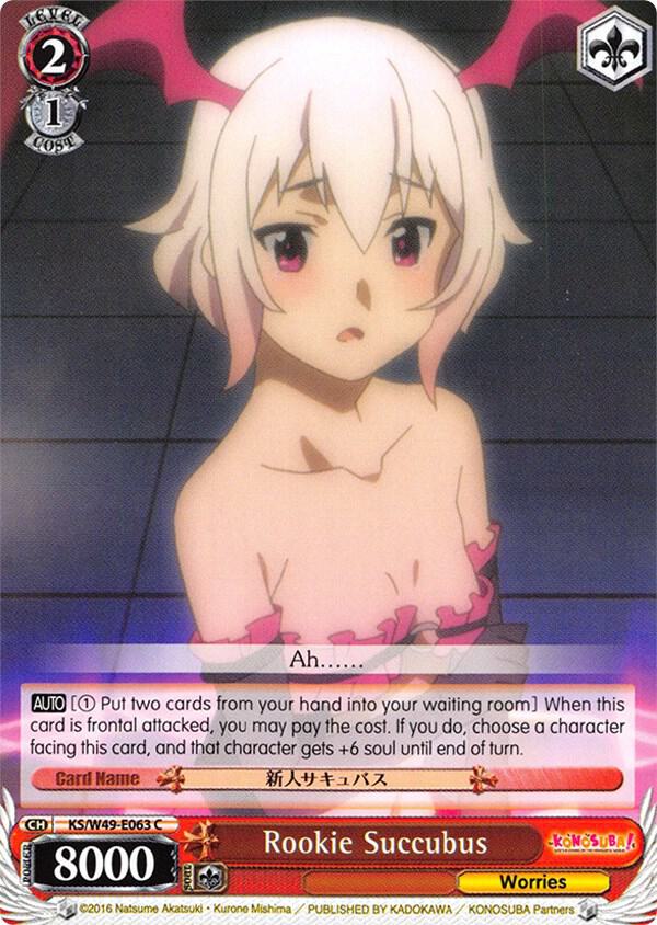 Rookie Succubus KS/W49-E063 C KonoSuba Card