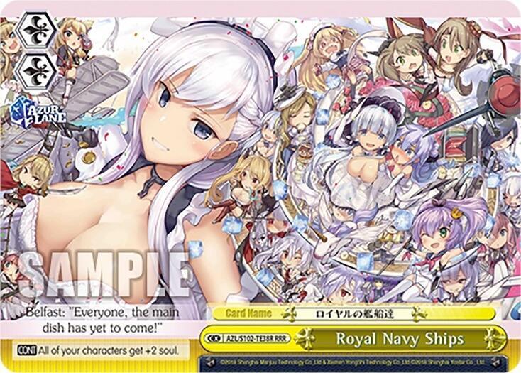 Royal Navy Ships RRR AZL/S102-TE38R RRR Azur Lane Card