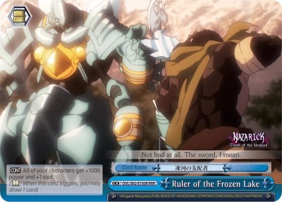 Ruler of the Frozen Lake RRR OVL/S62-E100R RRR Nazarick: Tomb of the Undead Card