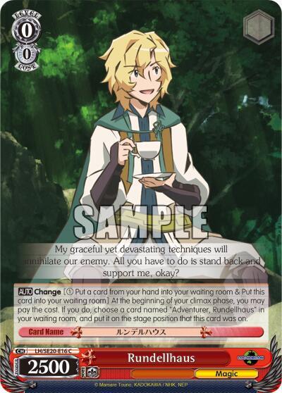 Rundellhaus LH/SE20-E16 C LOG HORIZON Card
