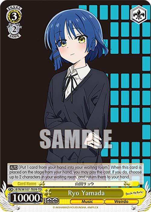 Ryo Yamada BTR/W107-TE09 TD BOCCHI THE ROCK! Card
