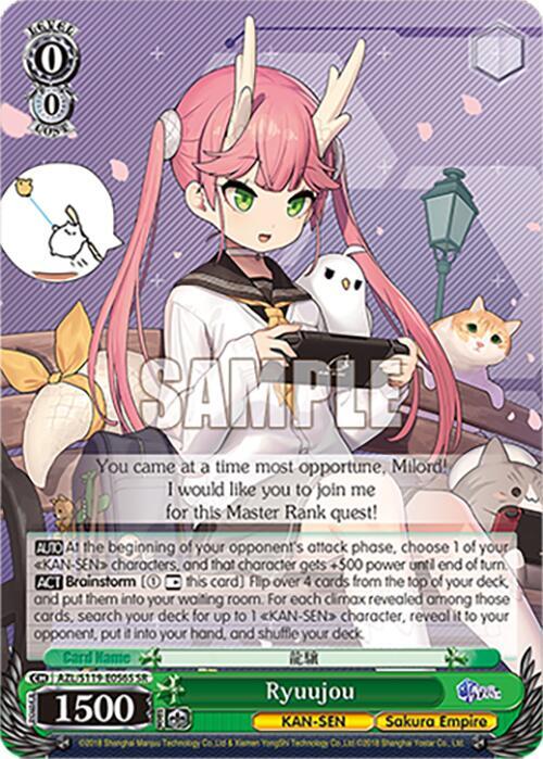 Ryuujou SR AZL/S119-E056S SR Azur Lane Vol. 2 Card
