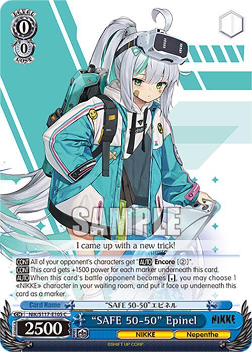 SAFE 50 50 Epinel NIK/S117-E105 C GODDESS OF VICTORY: NIKKE Card