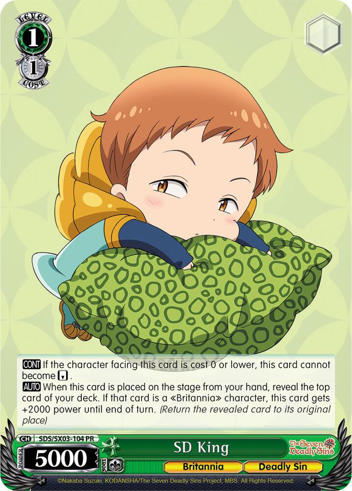 SD King SDS/SX03-104 PR The Seven Deadly Sins Card