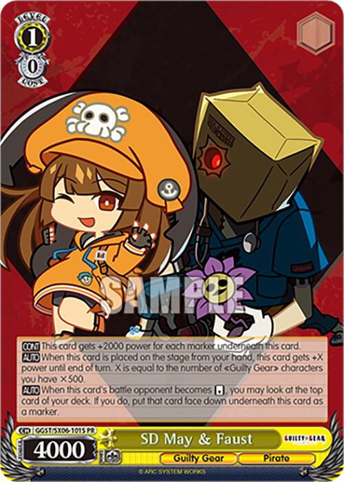 SD May and Faust Foil GGST/SX06-101S PR Guilty Gear -Strive- Card