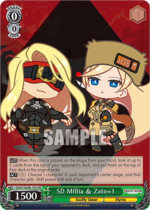 SD Millia and Zato=1 GGST/SX06-105 PR Guilty Gear -Strive- Card