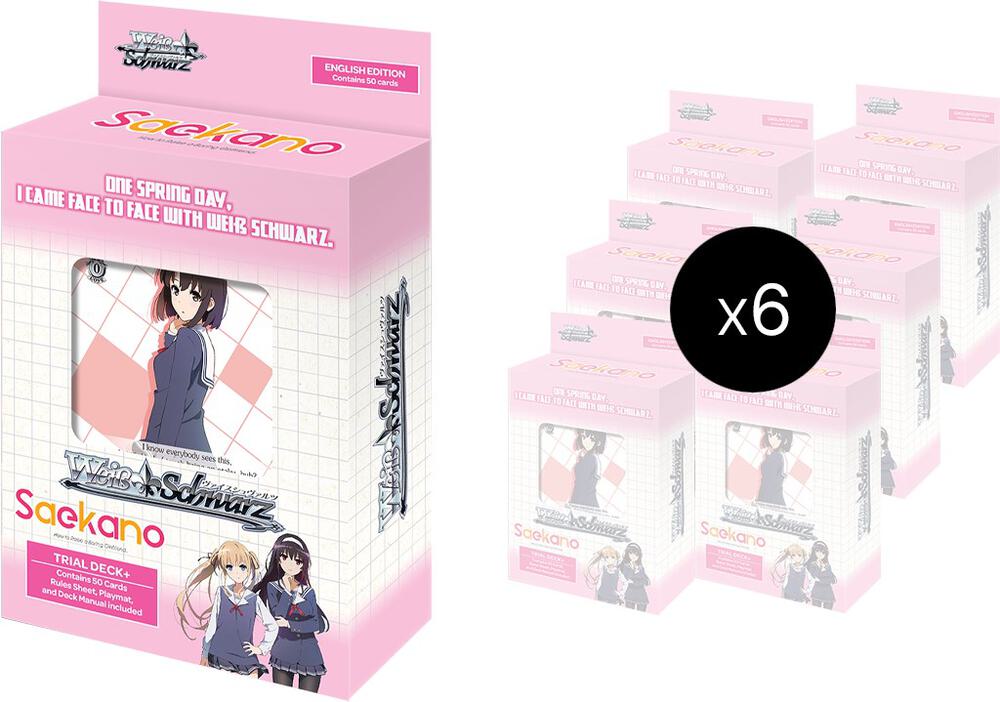Saekano How to Raise a Boring Girlfriend Trial Deckplus Display Saekano: How to Raise a Boring Girlfriend Card