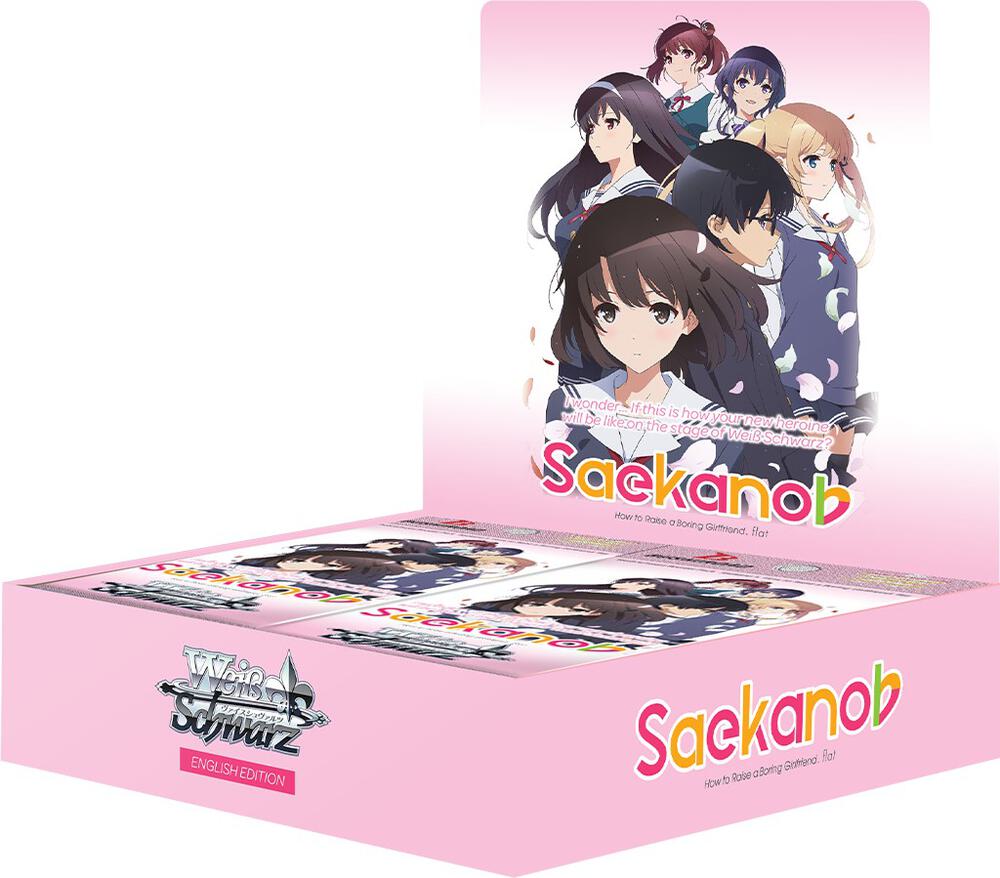 Saekano How to Raise a Boring Girlfriend flat Booster Box  Saekano How to Raise a Boring Girlfriend. flat Card