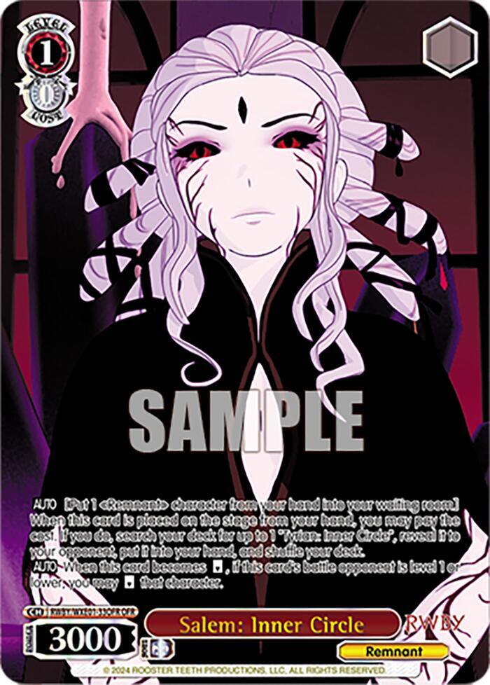 Salem Inner Circle OFR RWBY/WXE01-33OFR OFR RWBY Premium Booster Card