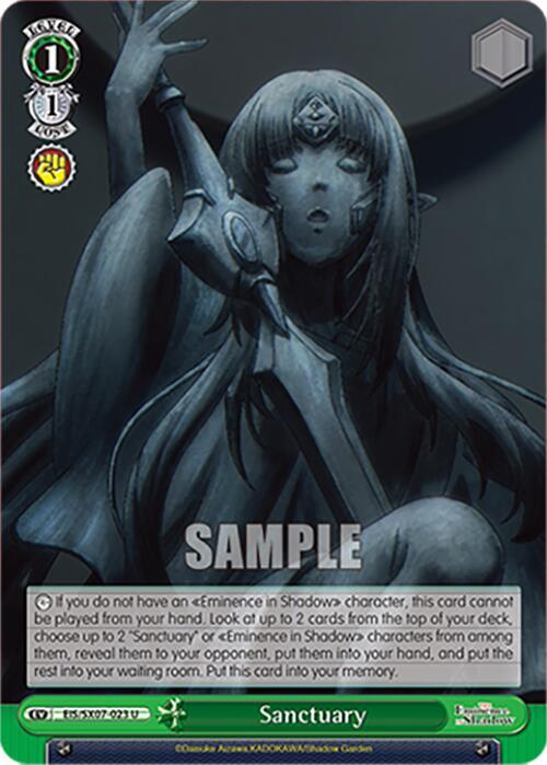 Sanctuary EIS/SX07-023 The Eminence in Shadow Card