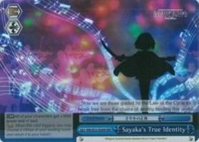 Sayakas True Identity RRR MM/W35-E099R RRR Puella Magi Madoka Magica the Movie -Rebellion- Card