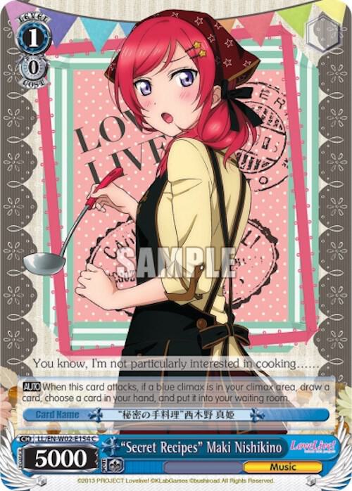 Secret Recipes Maki Nishikino LL/EN-W02-E154 C Love Live! DX Vol.2 Card