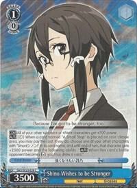 Shino Wishes to be Stronger SAO/SE23-E28 C Sword Art Online II Card