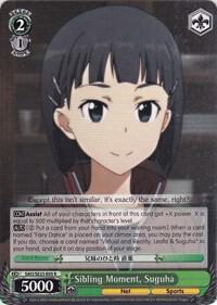Sibling Moment Suguha SAO/SE23-E05 R Sword Art Online II Card