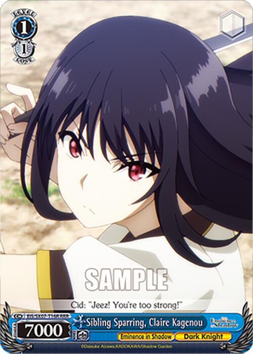 Sibling Sparring Claire Kagenou RRR EIS/SX07-T16R The Eminence in Shadow Card