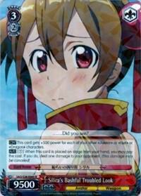 Silicas Bashful Troubled Look SAO/S26-E045 R Sword Art Online Vol.2 Card