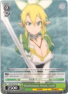 Simultaneous Attack Leafa SAO/SE26-E14 C Sword Art Online II Vol.2 Card
