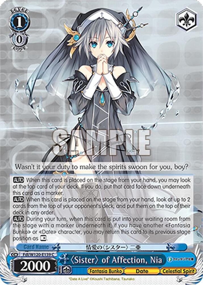 Sister of Affection Nia Fdl/W120-E139 C Fujimi Fantasia Bunko Vol.2 Card