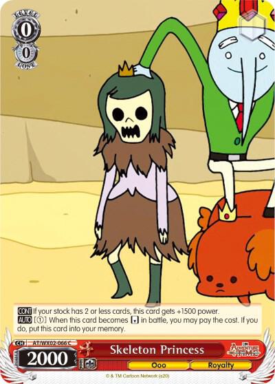 Skeleton Princess AT/WX02-066 C Adventure Time Card
